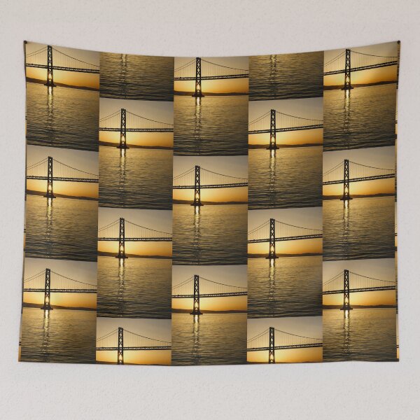 Item preview, Framing the Sunrise at San Francisco Bay Bridge in California designed and sold by Georgia Mizuleva.