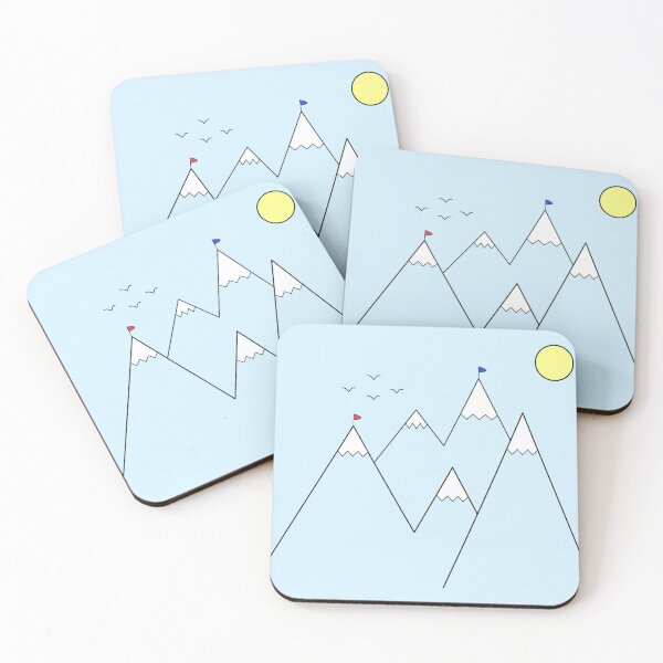 Item preview, Happy Mountains  designed and sold by SoyAaron.