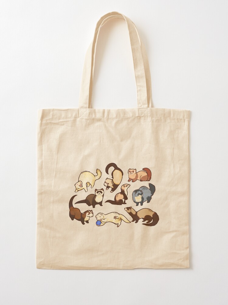 Alternate view of cat snakes in blue Tote Bag