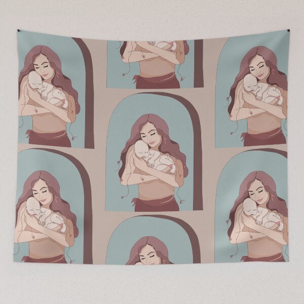 Item preview, Safe in your arms (baby boy)  designed and sold by MarleyArt123.