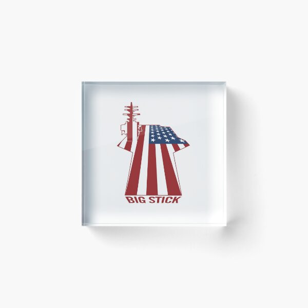 Item preview, Big Stick Patriotic U.S. Aircraft Carrier designed and sold by hobrath.