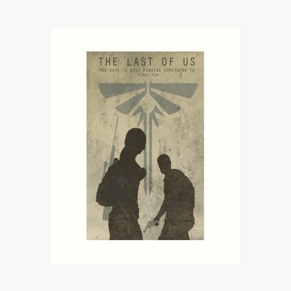Das letzte von uns Spiel Poster Kunstdruck
