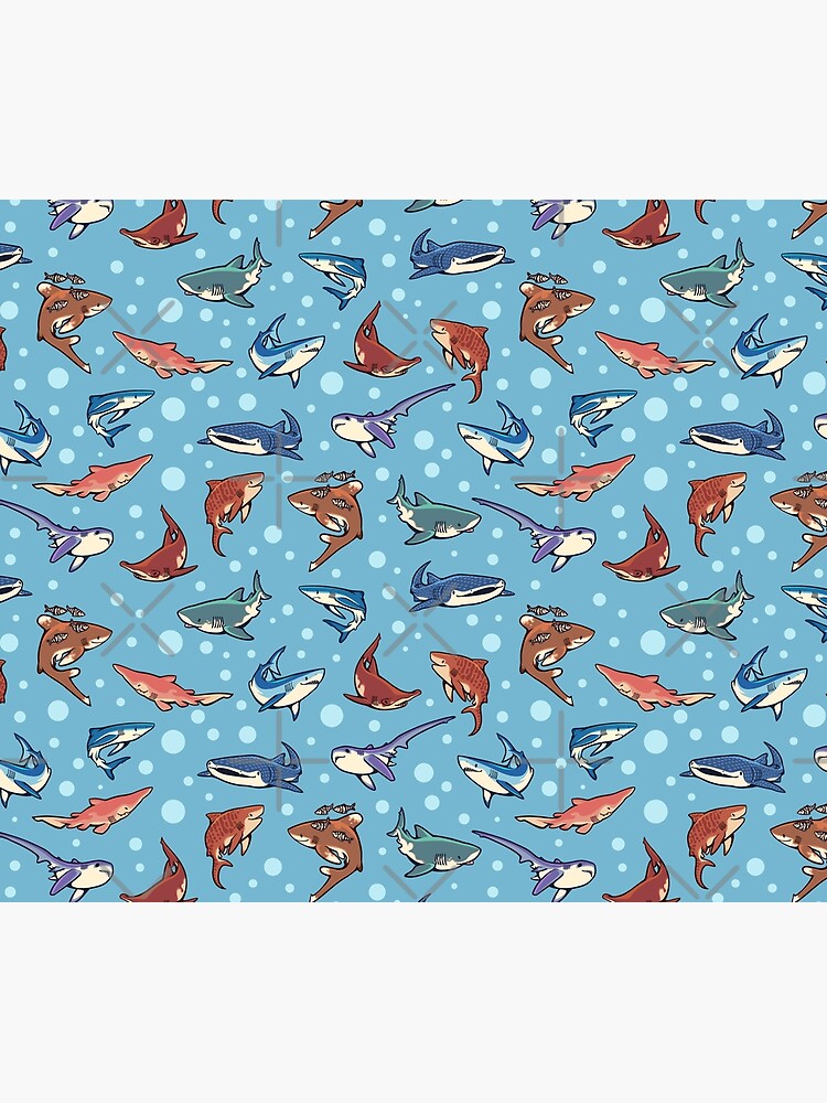 Sharks in the light blue by Colordrilos