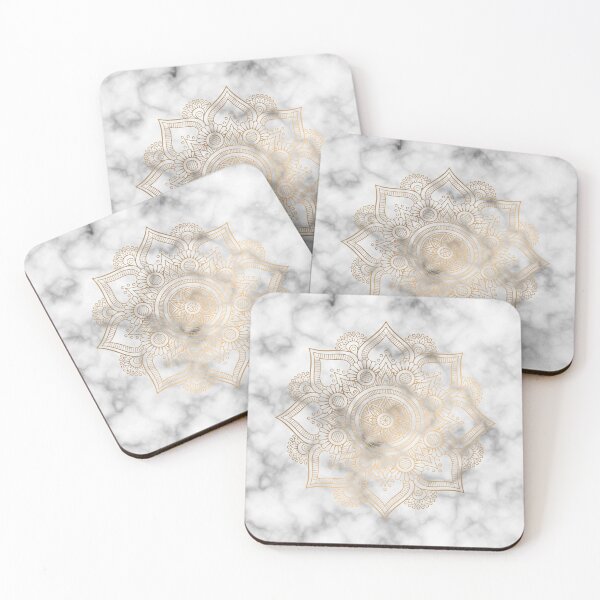 Item preview, Dark Marble Gold Mandala Design designed and sold by Vic Torys ☆.
