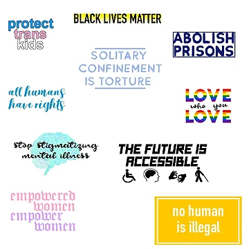 Artwork thumbnail, Human Rights Sticker Pack by tojustbe