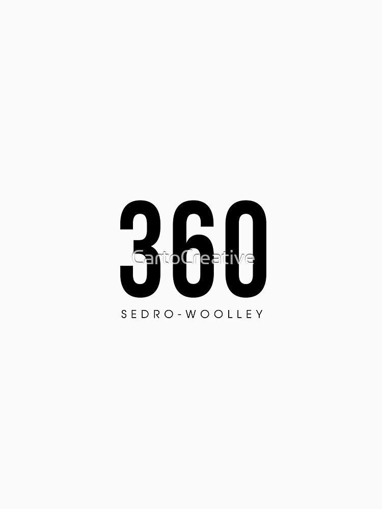 "SedroWoolley, WA 360 Area Code" Tshirt by CartoCreative Redbubble