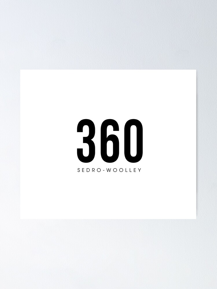 Thumbnail 1 of 3, Poster, Sedro-Woolley, WA- 360 Area Code designed and sold by CartoCreative.