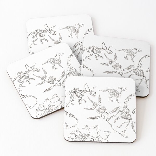 Item preview, Dinosaur Bones Pattern designed and sold by laurasrose.