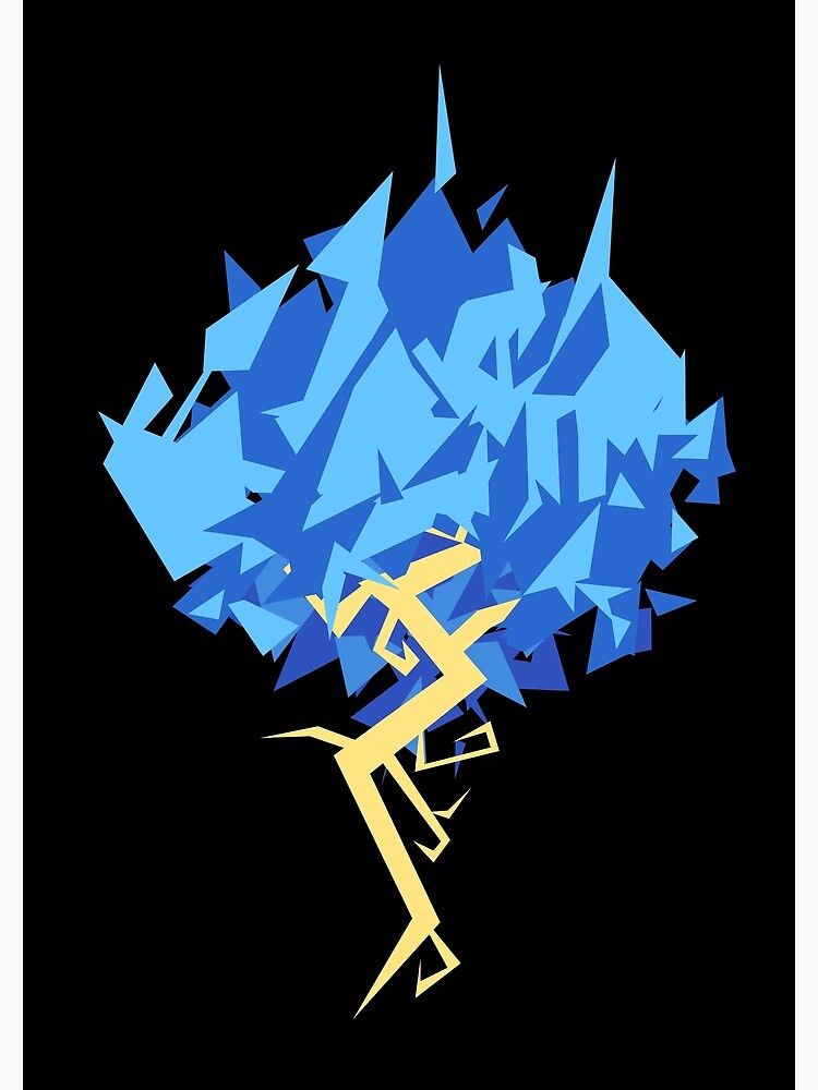 "Lightning Tree" Poster for Sale by WrongArt Redbubble