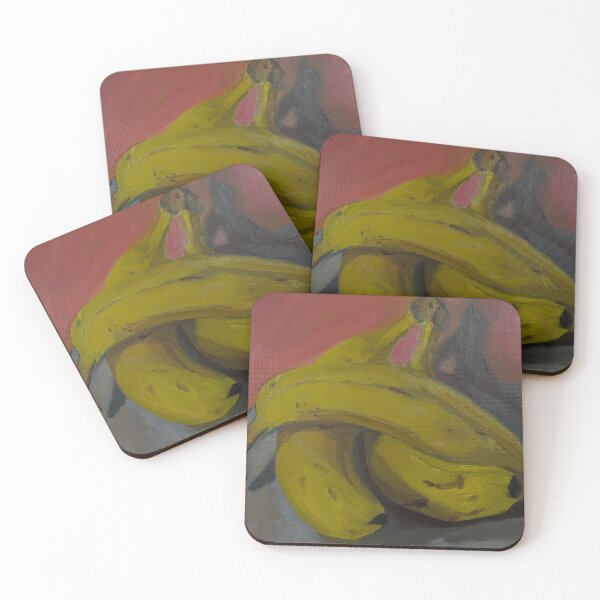 Item preview, Ripe Banana Oil Paint on Canvas designed and sold by Huecoyotl.