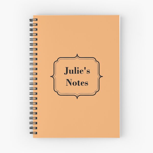 Item preview, Julie's notes - formal designed and sold by Fiona Doyle.
