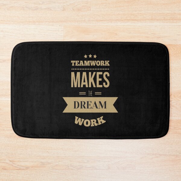 Item preview, Teamwork Makes The Dream Work Startup Motivational Inspirational Quotes designed and sold by ProjectX23.