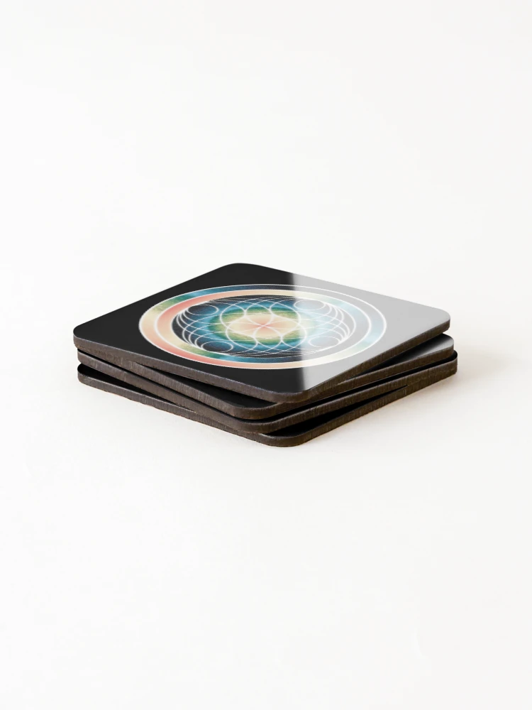 Thumbnail 4 of 5, Coasters (Set of 4), Synergy designed and sold by InfinitePathArt.