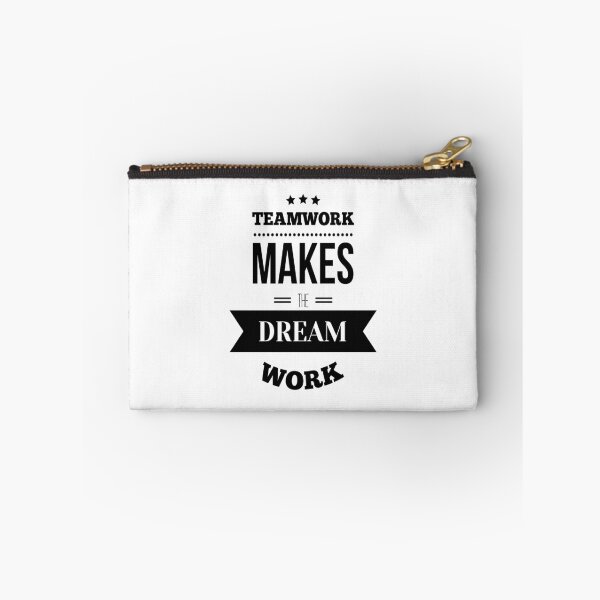 Item preview, Teamwork Makes The Dream Work Startup Motivational Inspirational Quotes designed and sold by ProjectX23.