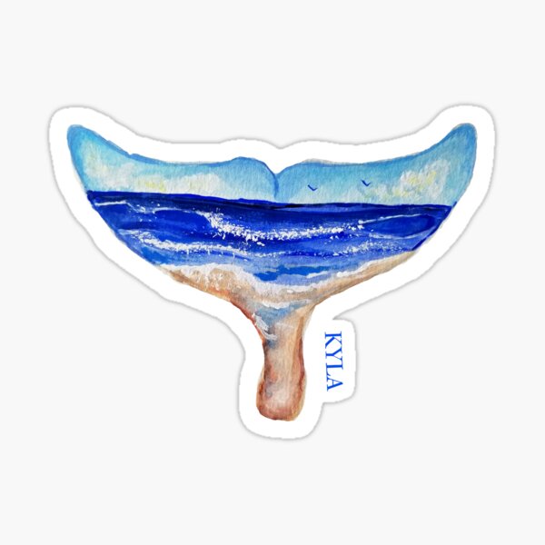 Kyla Painted Flukes Sticker