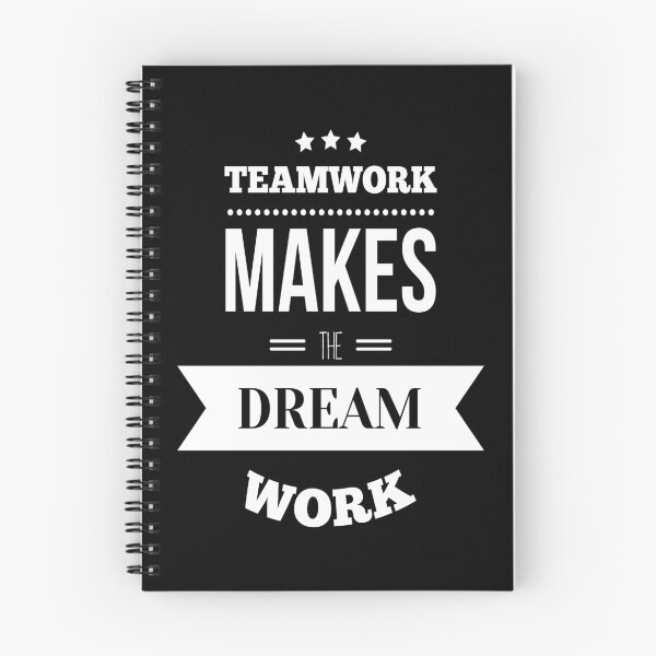 Item preview, Teamwork Makes The Dream Work Startup Motivational Inspirational Quotes designed and sold by ProjectX23.