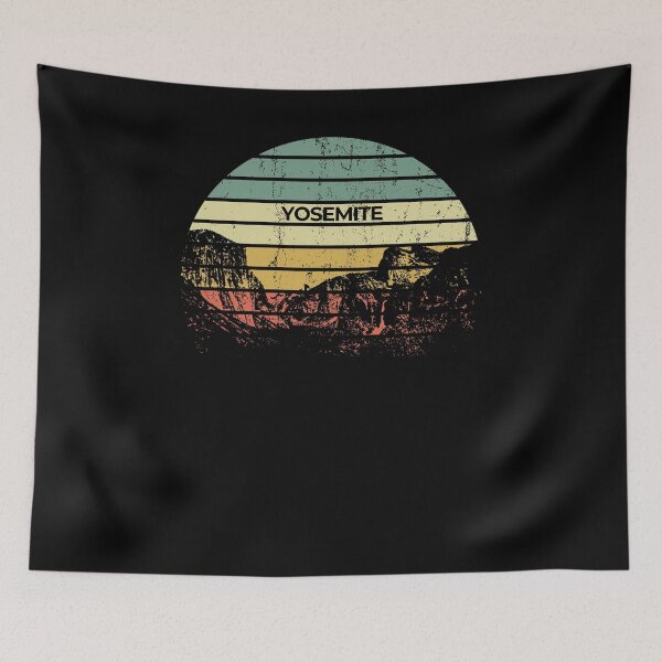 Item preview, Vintage Yosemite souvenir retro sunset camping designed and sold by ETIndustries.