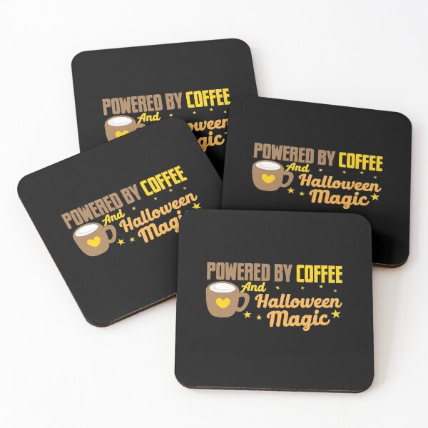 Item preview, Powered by coffee and HALLOWEEN MAGIC!  designed and sold by jazzydevil.