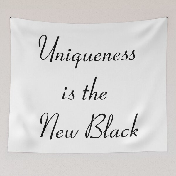 Item preview, Uniqueness is the New Black designed and sold by Intriguing Eclectives by Janelle  K.