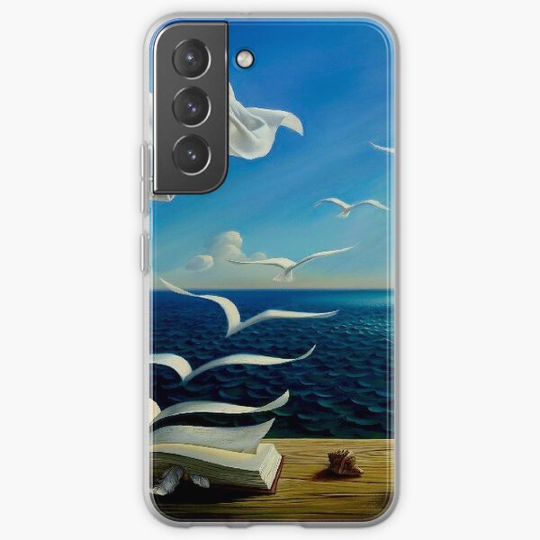 BOOK TO BIRDS: Vintage Fantasy Surreal Print Samsung Galaxy Soft Case