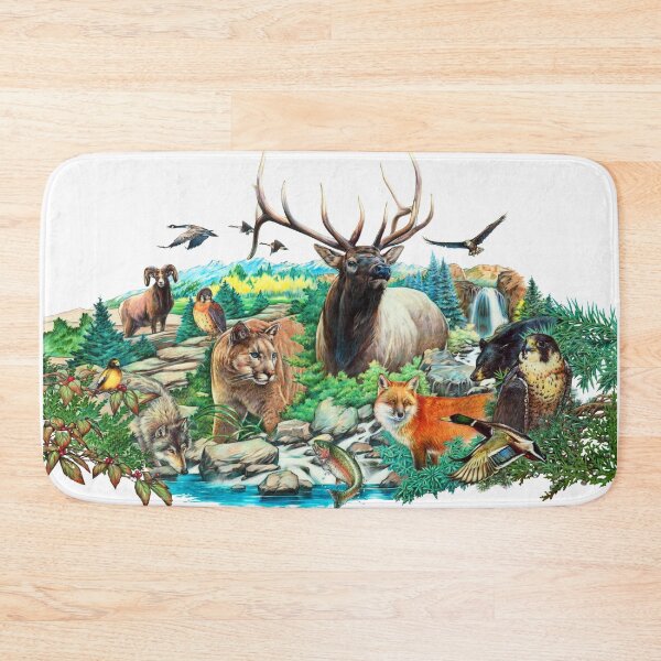 Item preview, Wildlife Collage designed and sold by Salmoneggs.
