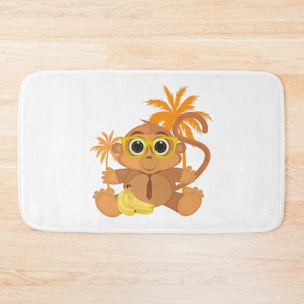 Item preview, Monkey Nerd - White designed and sold by Adamzworld.