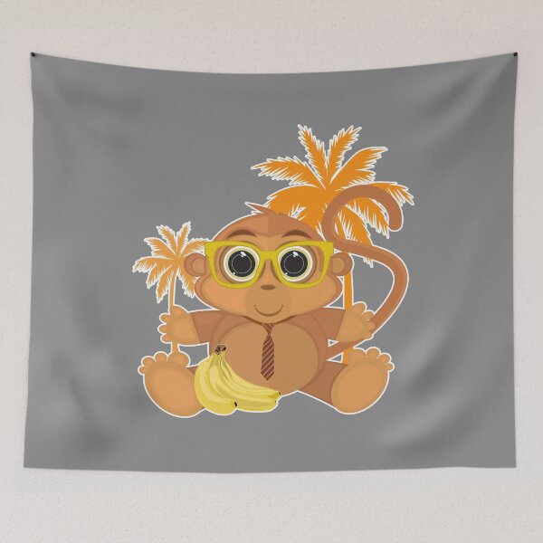 Item preview, Monkey Nerd - Grey designed and sold by Adamzworld.