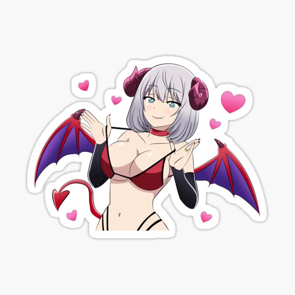 Tejina Anime Girl Devil Cosplay Sticker Sticker