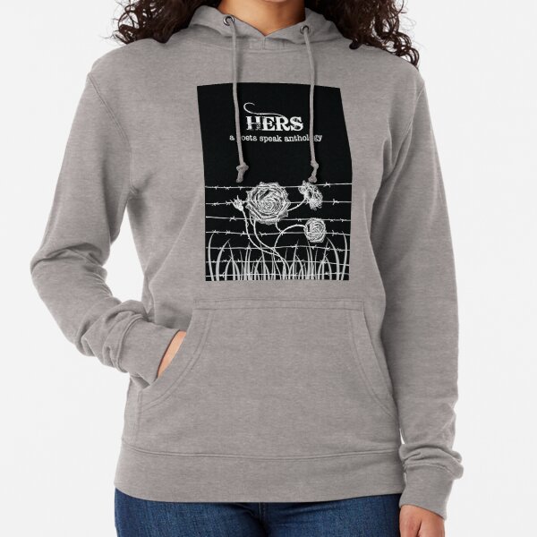 Hers book cover from a poets speak anthology Lightweight Hoodie