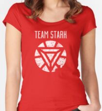 Team Stark - Civil War Women's Fitted Scoop T-Shirt