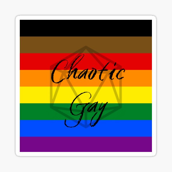 Chaotic Gay Sticker
