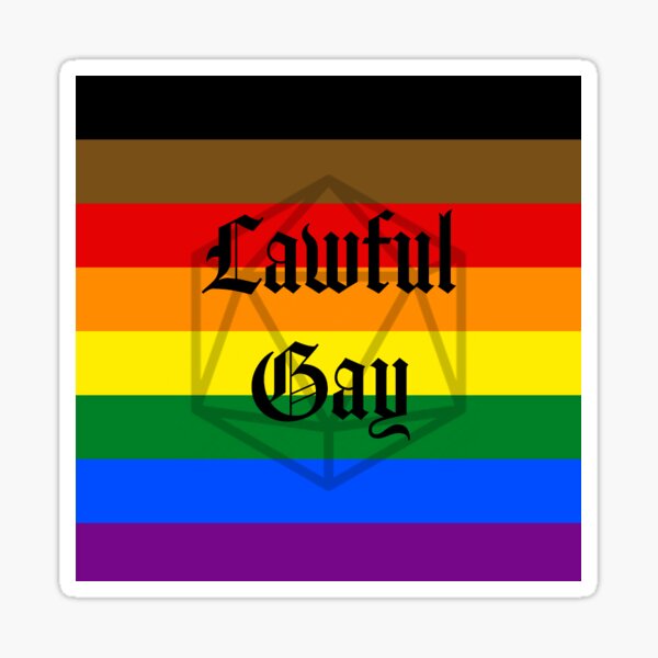 Lawful Gay Sticker