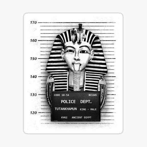 Tut Mugshot Sticker