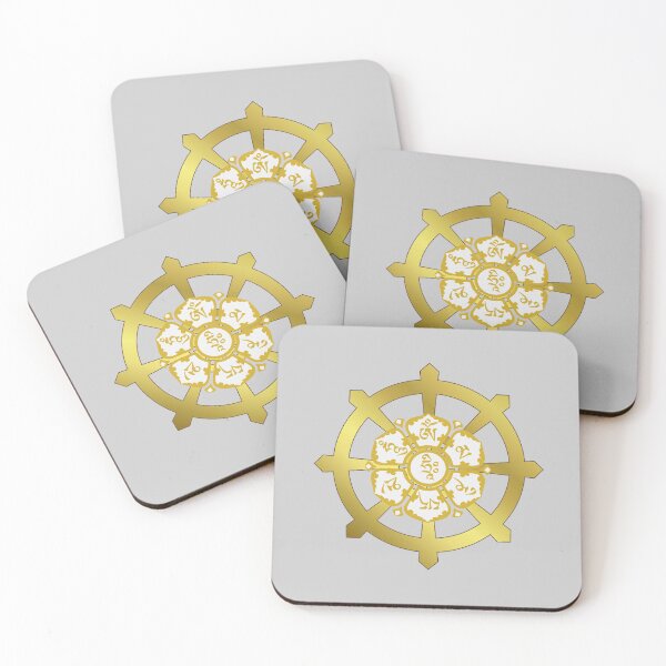 Item preview, Om Mani Padme Hum Dharma Wheel designed and sold by Bluepress.