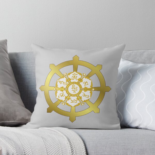 Item preview, Om Mani Padme Hum Dharma Wheel designed and sold by Bluepress.