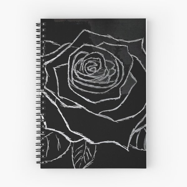 Item preview, Black and White Graphite Rose designed and sold by GingerEccentric.