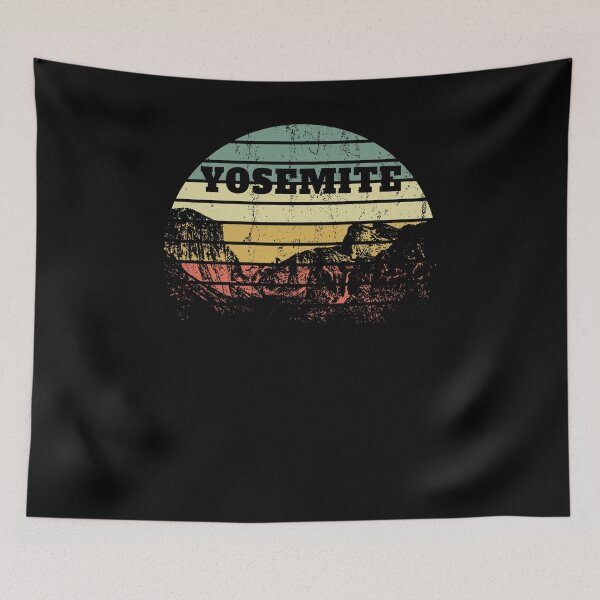 Item preview, Vintage Yosemite souvenir retro sunset camping designed and sold by ETIndustries.
