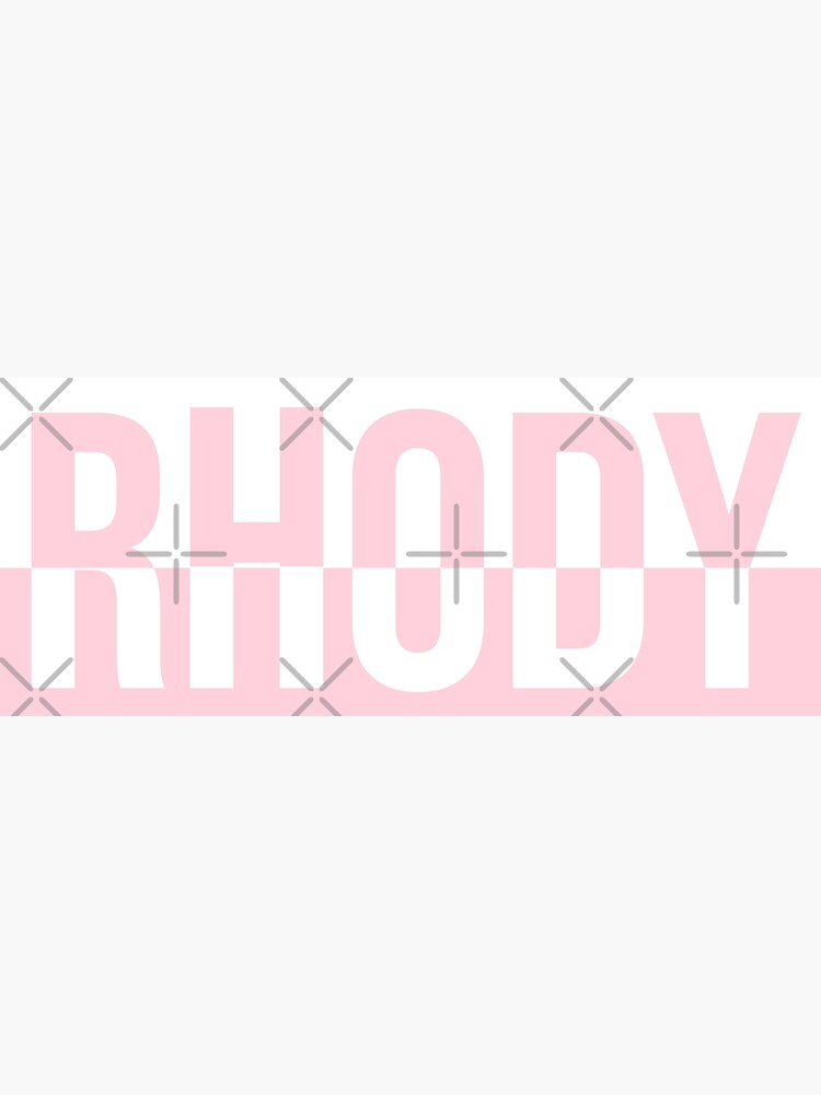 Discover RHODY - Pastel Pink Premium Matte Vertical Poster