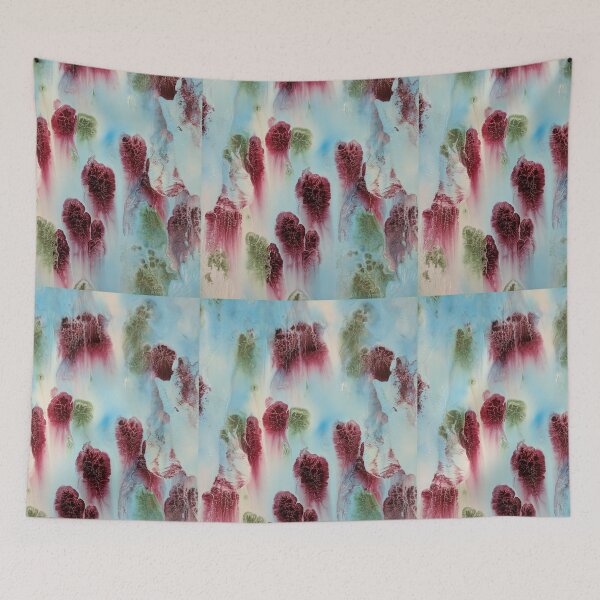 Item preview, Abstract in red, blue, green designed and sold by Rebecca-Art.