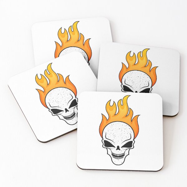 Item preview, Badass Flaming Skull for Bikers and Gamers designed and sold by mrhighsky.