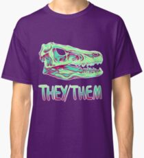 Camiseta clásica Cráneo Velociraptor