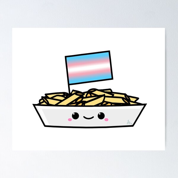 Aperçu de l'œuvre Penne Pasta LGBT+ Transgender Flag créée et vendue par Lizarith.
