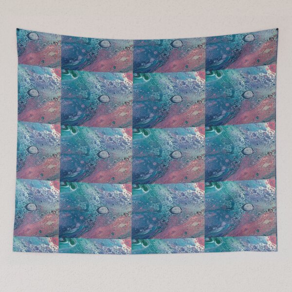 Item preview, Pink/blue flow designed and sold by Rebecca-Art.