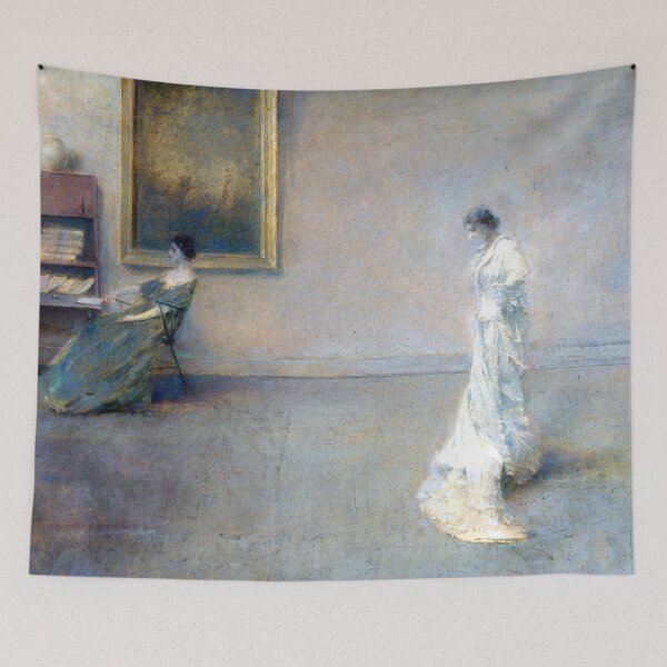Item preview, Thomas Wilmer Dewing - The White Dress designed and sold by ArtExpression.