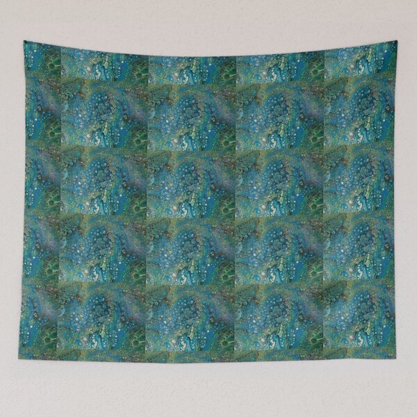 Item preview, Blue/green flow designed and sold by Rebecca-Art.