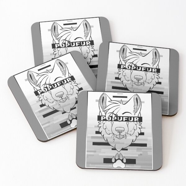 Item preview, POPUFUR -grey- designed and sold by 8Bit-Paws.