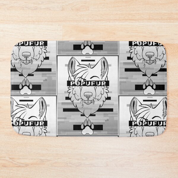 Item preview, POPUFUR -grey- designed and sold by 8Bit-Paws.