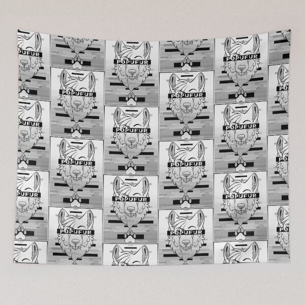 Item preview, POPUFUR -grey- designed and sold by 8Bit-Paws.