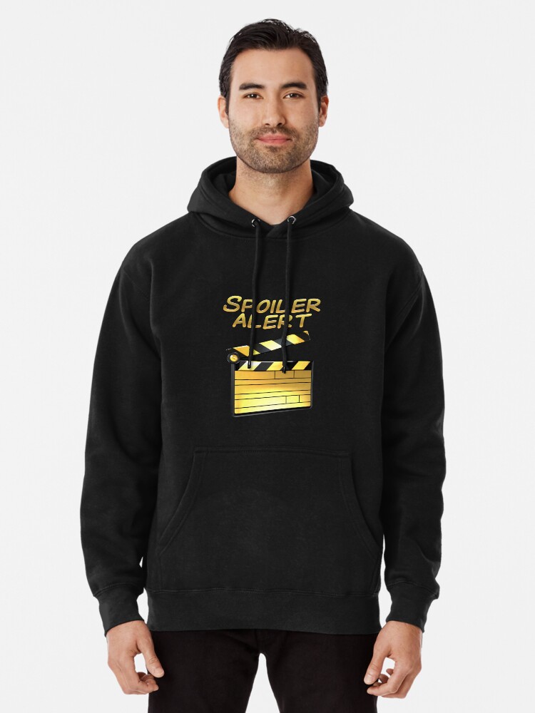 Thumbnail 1 of 5, Pullover Hoodie, Binge Watching Funny Statement - SPOILER ALERT! designed and sold by talgursmusthave.