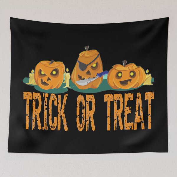 Item preview, Trick or Treat Evil Pumpkin Jack-o'-lantern  designed and sold by WeMadeOurWorld.